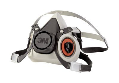 3M HALF FACE RESPIRATOR SIZE SMALL 6100