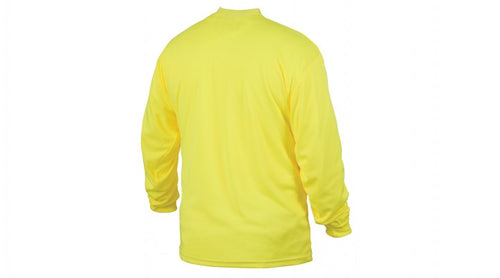 Pyramex RLTS3110NS Hi Vis Yellow Long Sleeve Safety Shirt - Non-Rated