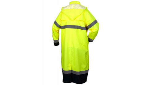 Pyramex RRWC3110 Hi Vis Yellow Rain Coat - Class 3