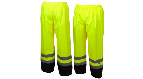 Pyramex RRWP3110 Hi Vis Yellow Rain Pants - Type R - Class E