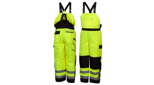 Pyramex RWB4610 Hi Vis Yellow Insulated Winter Bib Pants - Type R - Class E