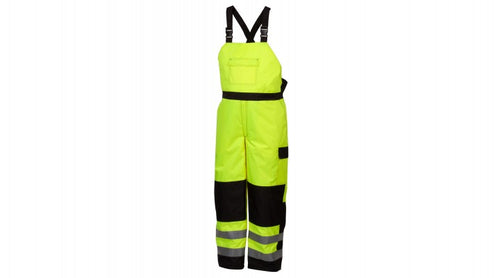 Pyramex RWB4610 Hi Vis Yellow Insulated Winter Bib Pants - Type R - Class E