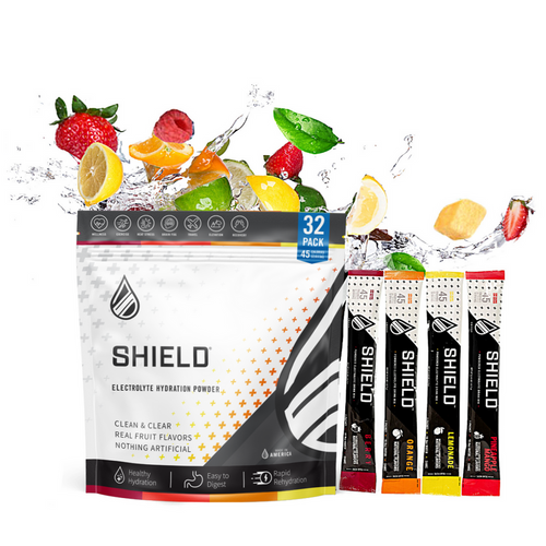 SHIELD® Electrolyte Hydration Powder Singles/100 Count